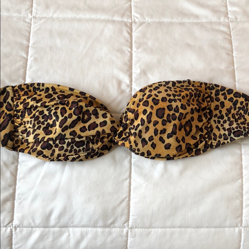 Cheetah print bikini top from Victoria’s Secret